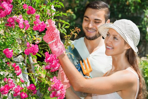 Experienced tree surgeon managing mature trees near a property in Coneyhall